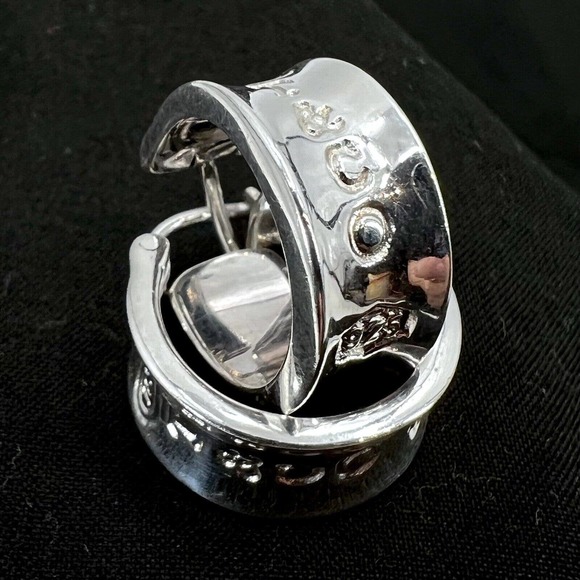 Tiffany & Co. Jewelry - Tiffany & Co. 1837 Collection Wide Hoop Earrings Sterling Silver 925